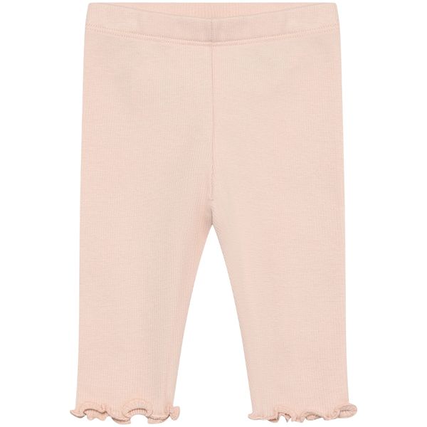 Hovedbilde HUTTEliHUT Rib leggings til baby, Peach Blush