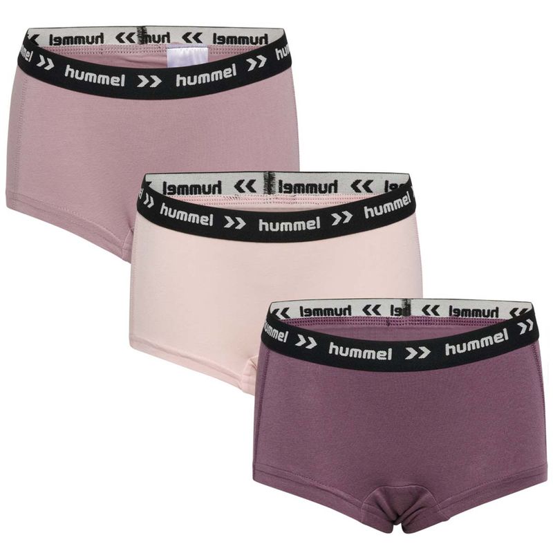 Hummel Hmljr Nala 3-pack hipster til barn, Sea Fog