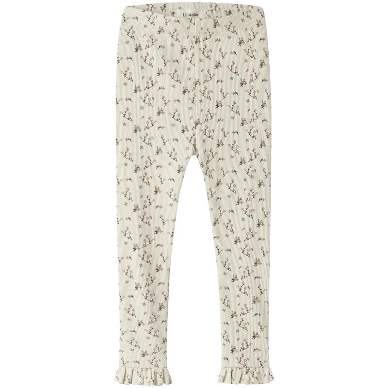 Lil' Atelier Nmflago leggings til småbarn, Turtledove