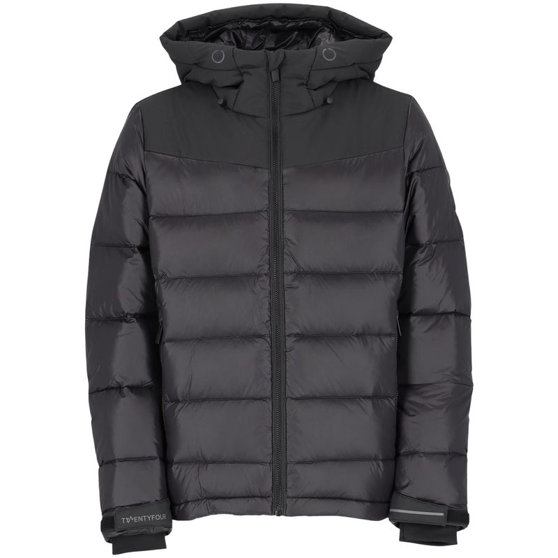Twentyfour JR Aurora Warm dunjakke til barn, Sort