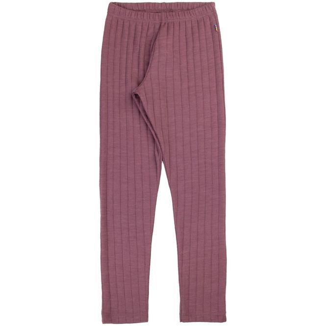 Hovedbilde Joha leggings i ull/silke til barn, Heather