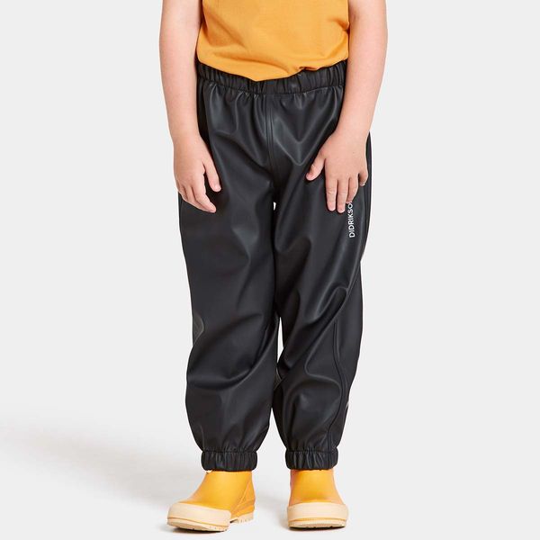 Hovedbilde Didriksons Midjeman 7 regnbukse til barn, Black