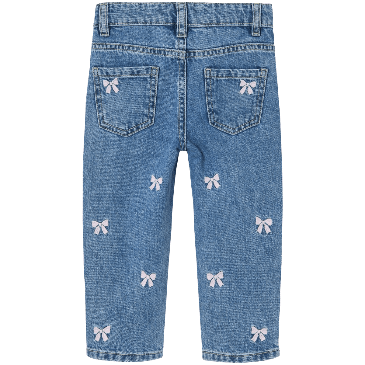 Name It Nmfbella Mom jeans til småbarn, Medium Blue Denim