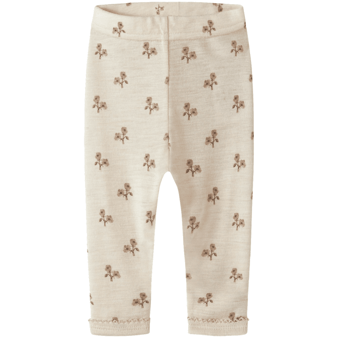 Hovedbilde Lil' Atelier Nbfnalu leggings i ull/modal, ...