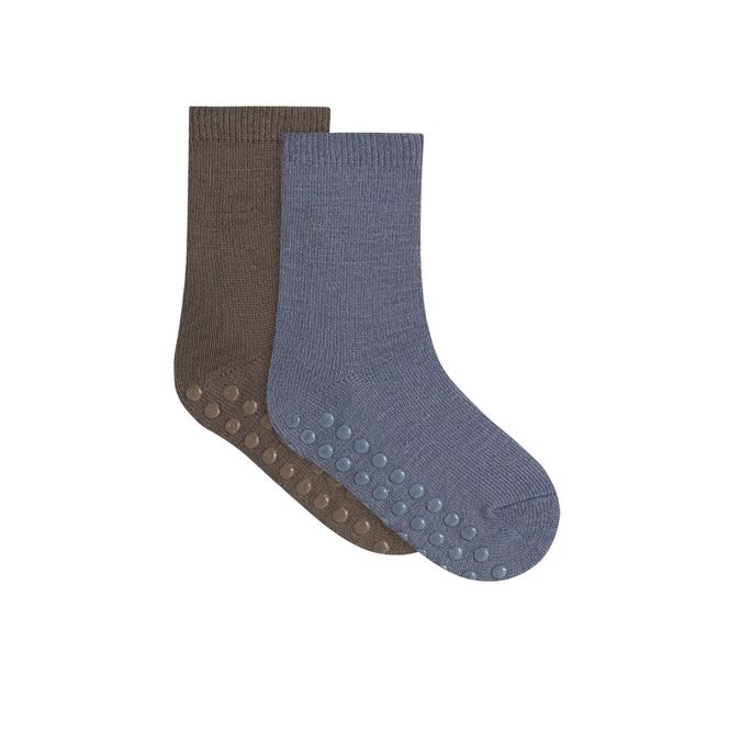 Hovedbilde Name It Nmmwak 2-pack sokker i ull/bomull, Morel
