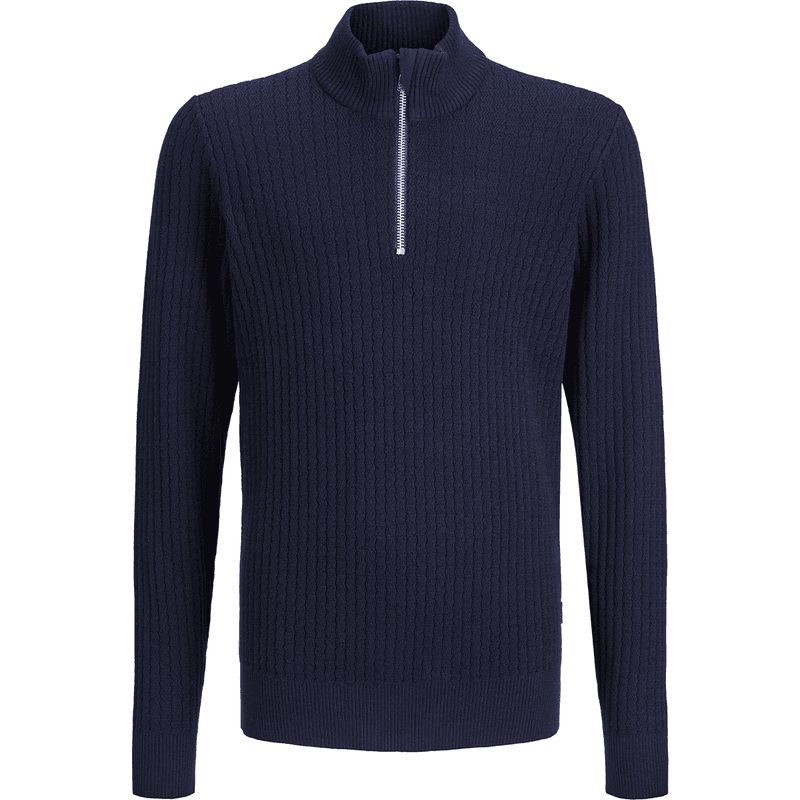 Jack and Jones Jprblubarkley half-zip genser, Night Sky