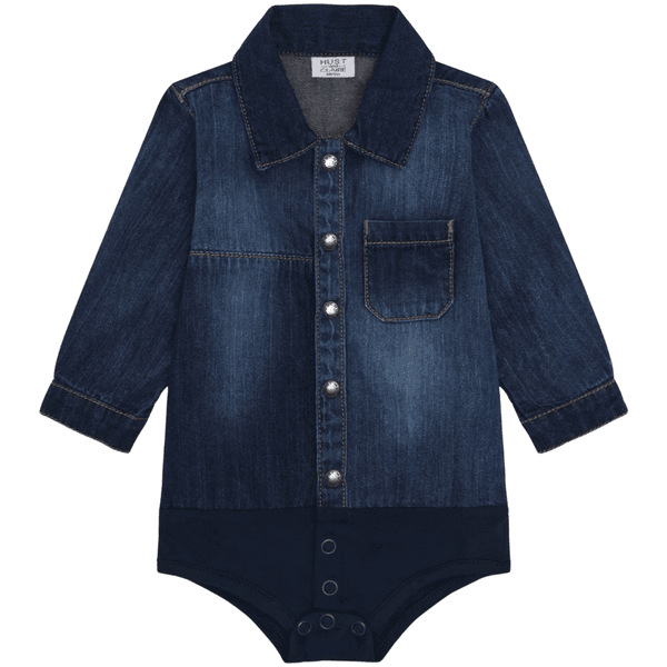 Hovedbilde Hust and Claire Bertil skjortebody i denim, Blue ...