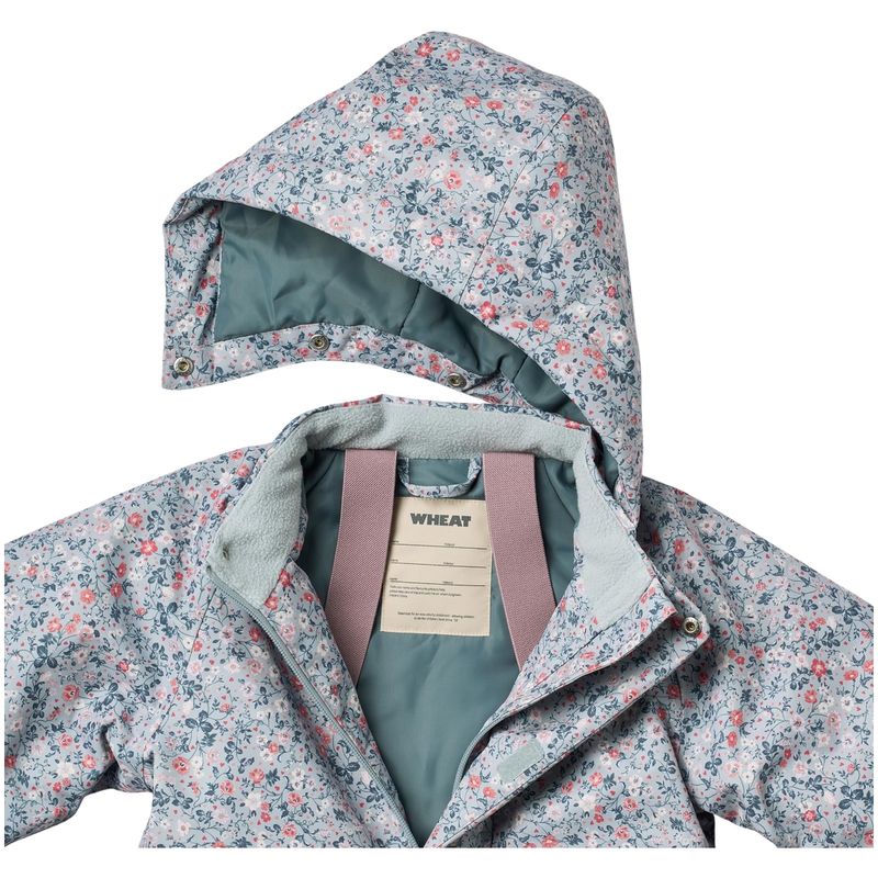 Wheat Miko vinterdress til barn, Soft Rain Flowers