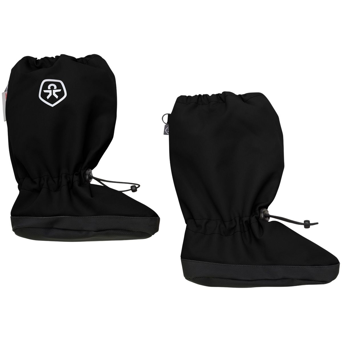 Colorkids overtrekkssko til baby, Black