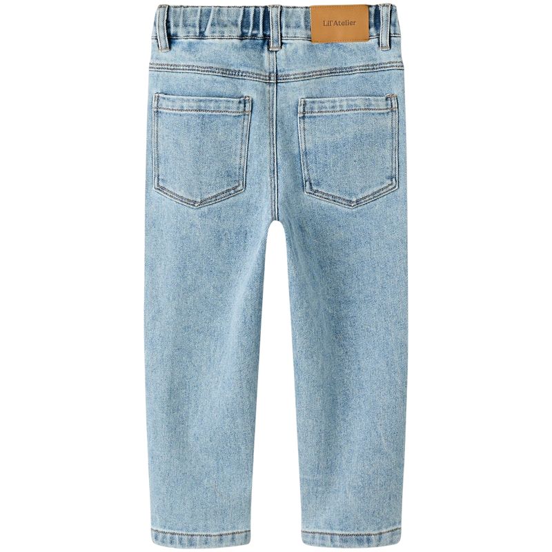 Lil' Atelier Nmndarlee loose-fit jeans småbarn, Medium Blue