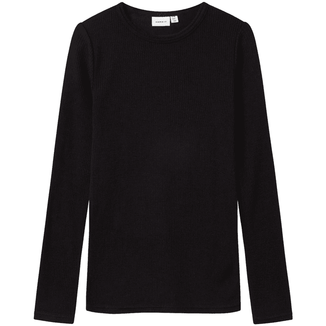Hovedbilde Name It Nknwax genser i ull til barn, Black
