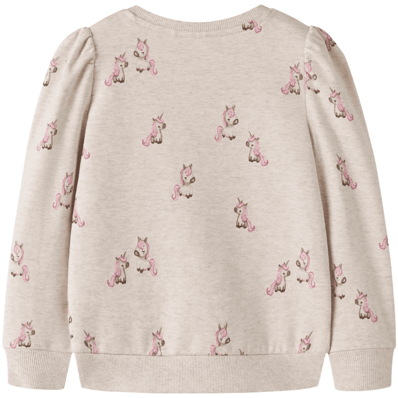 Name It Nmflaurie sweatshirt til småbarn, Peyote Melange
