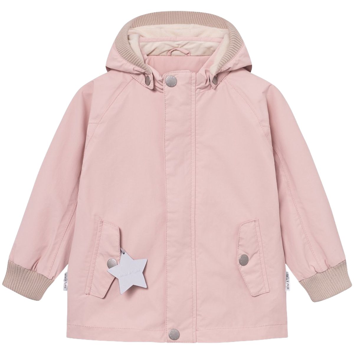 Mini A Ture Matwally vår-og høstjakke m/fleece, Rose smoke