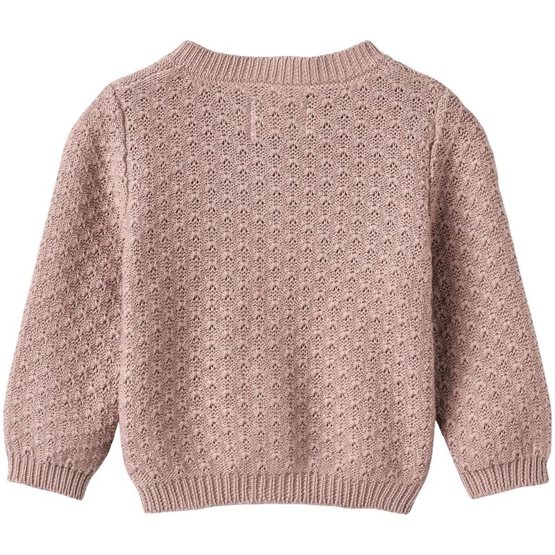 Wheat Magnella cardigan til baby, Dry Rose