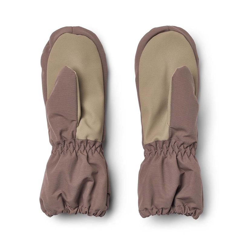 Wheat Monta vintervotter til barn, Plum Truffle