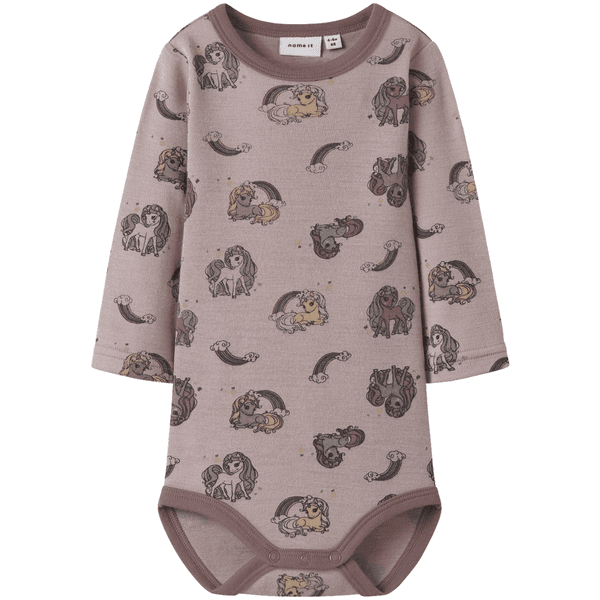 Hovedbilde Name It Nbfwillit body i ull, Shadow Gray