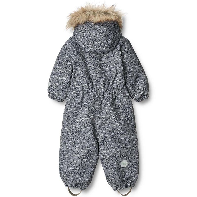 Wheat Nickie vinterdress til baby, autumn sky penguins