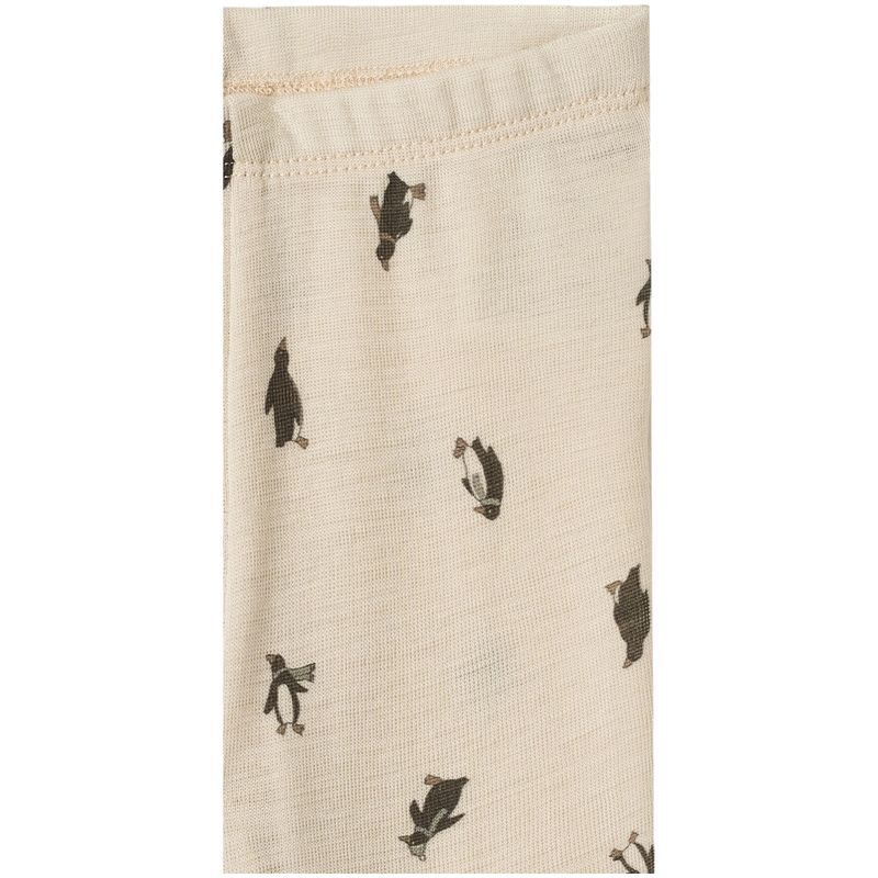 Wheat leggings i ull til baby, Penguins