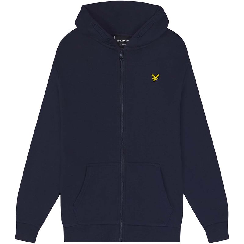 Lyle & Scott hettegenser m/zip til barn og ungdom, Navy