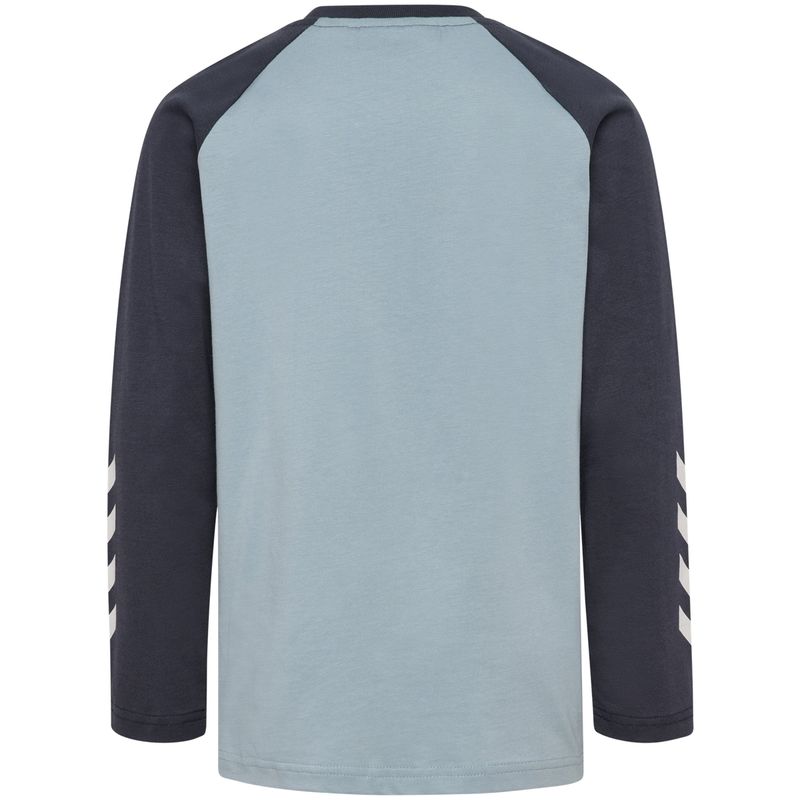 Hummel JR Logo genser til barn, Dusty Blue