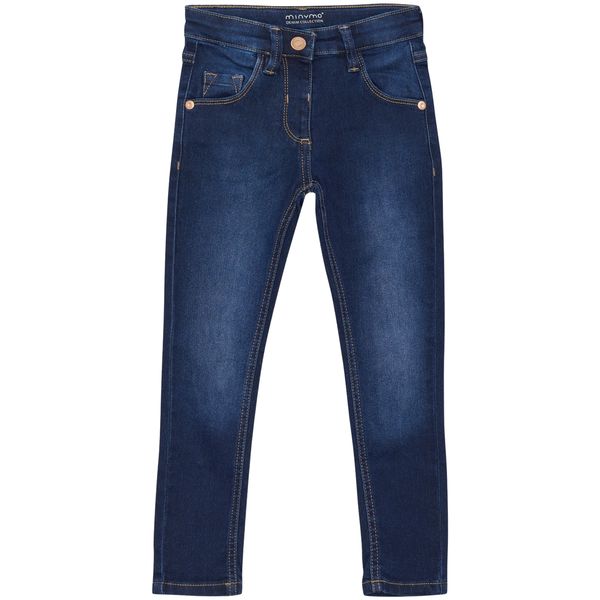 Hovedbilde Minymo slim-fit jeans til barn, Dark Blue Denim