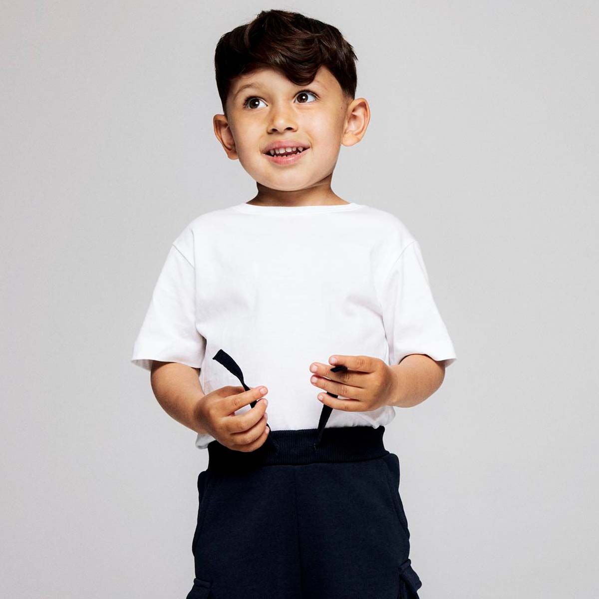 Name It Nmmvobbo t-skjorte til småbarn, Bright White