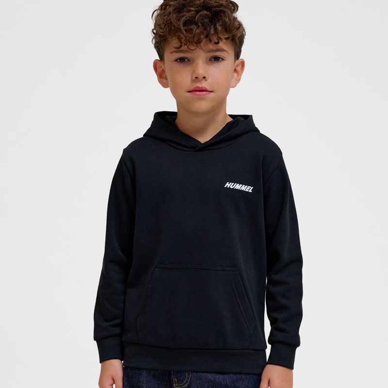 Hummel Casper hettegenser til barn, Black