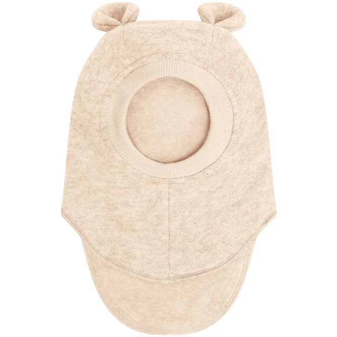 Hovedbilde HUTTEliHUT balaclava i ull m/ører, Sand Melange