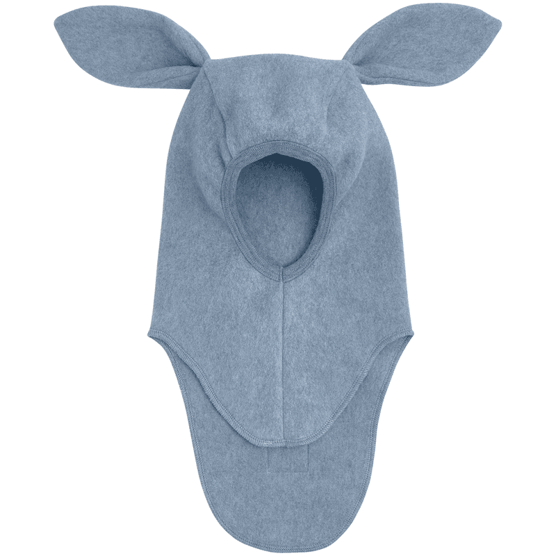 Huttelihut balaclava kanin bomullsfleece, Windward Blue