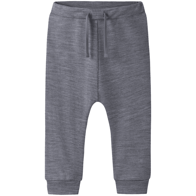 Name It Nmmwesso bukse i ull til småbarn, Folkstone Gray