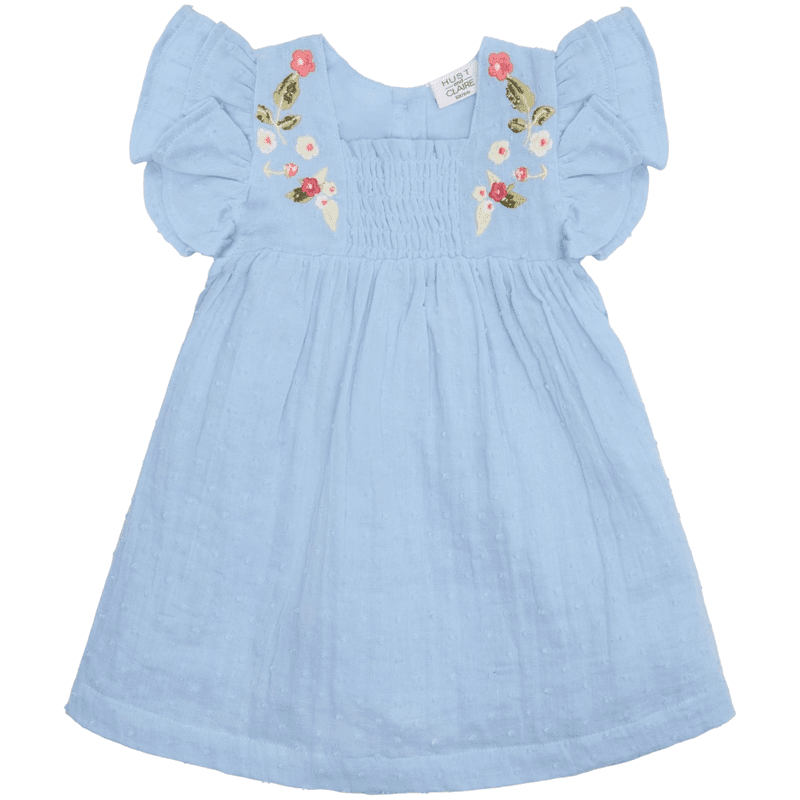 Hust and Claire Hckatinka kjole til baby og barn, Cloud Blue