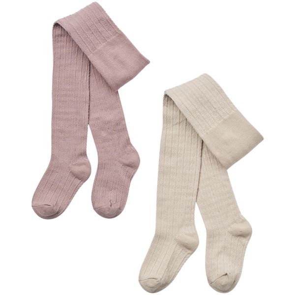 Hovedbilde Wheat Karla Lace 2-pack strømpebukse i ull, Dry ...