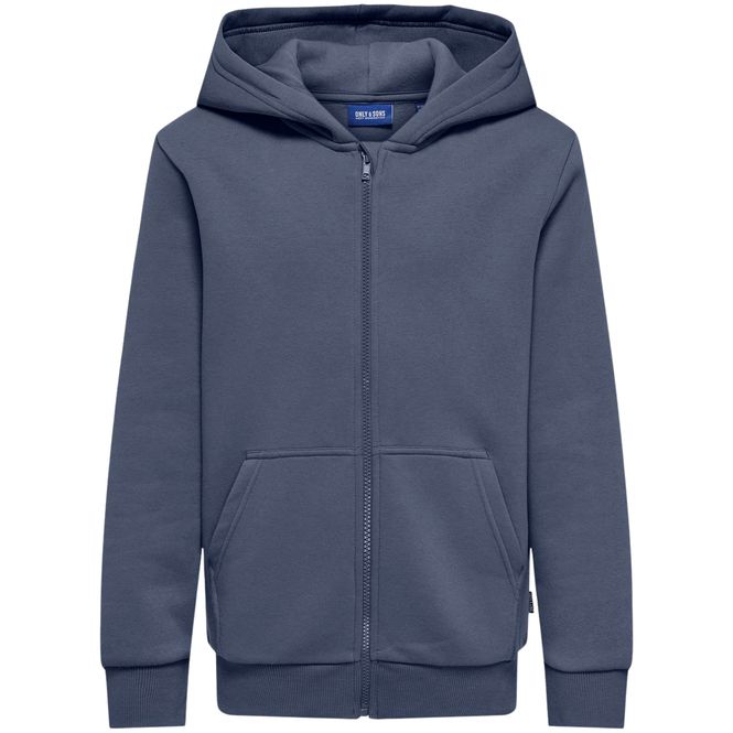 Hovedbilde Only & Sons Osjceres zip-genser, Vintage Indigo