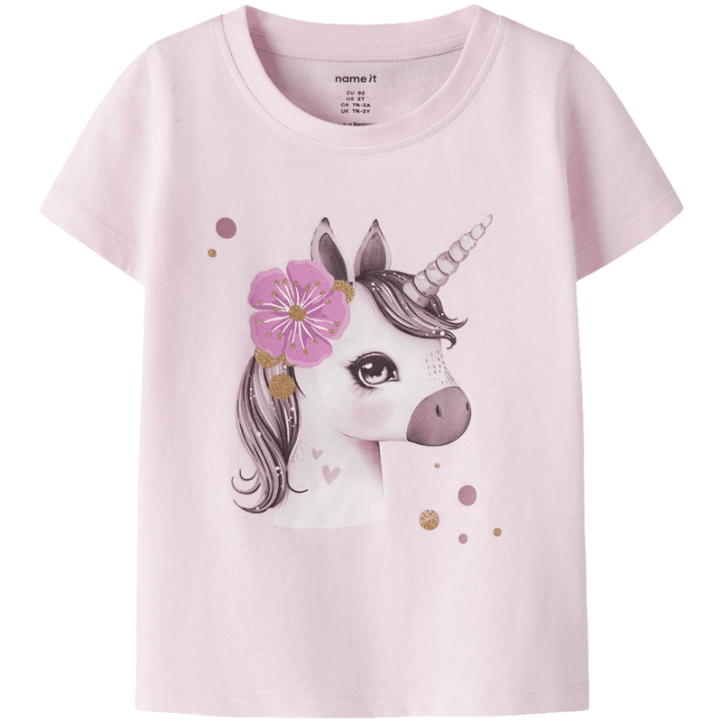 Name It Nmfjalisara t-skjorte til småbarn, Cradle Pink