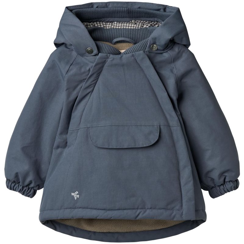 Wheat Sascha vinteranorakk til baby, Greyblue