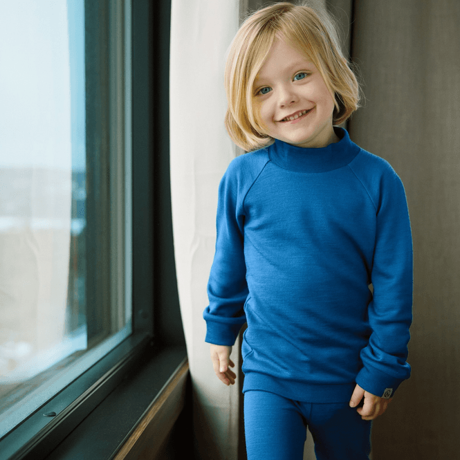 Hovedbilde Gullkorn Achon genser i ull/viskose til barn, ...