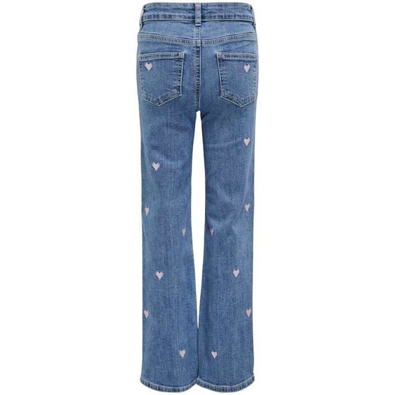 Kids Only Kmgjuicy Wide Leg jeans til barn, Light M. Blue