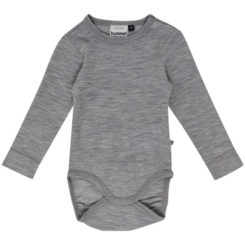 Hummel Hmlmini body i ull, Grey Melange