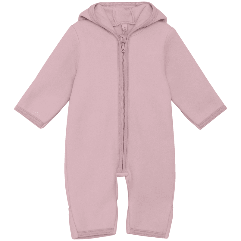 Huttelihut heldress i bomullsfleece, Deauville Mauve