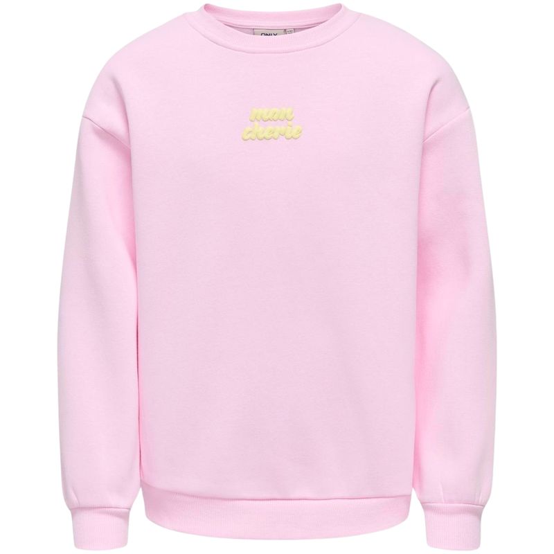 Kids Only Kogmarisa sweatshirt til barn, Pink Lady