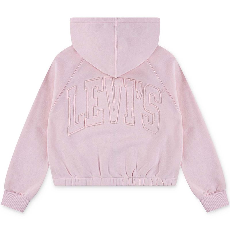 Levis Meet And Greet zip-genser til barn, Crystal Rose