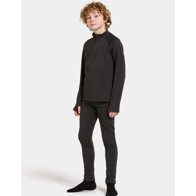 Hovedbilde Didriksons Yotta fleece-sett til barn, Black