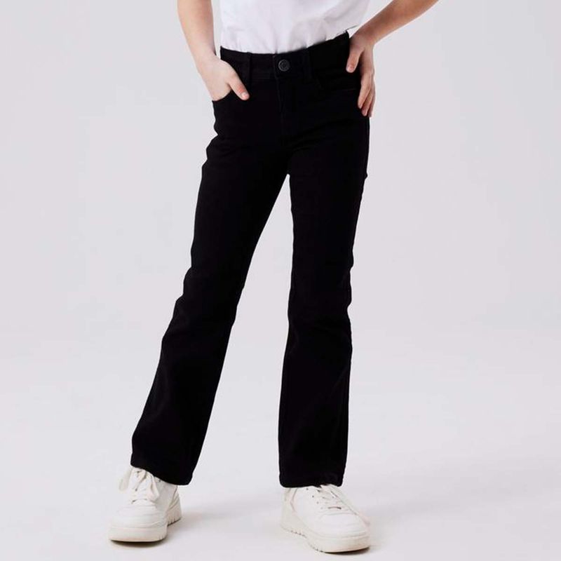 Name It Nkfpolly 1142 skinny boot jeans, Black Denim