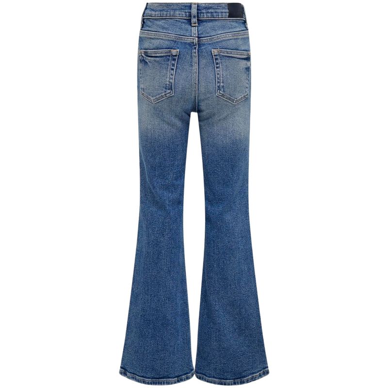 Kids Only Kogjuicy flared jeans til barn, Medium Blue Denim