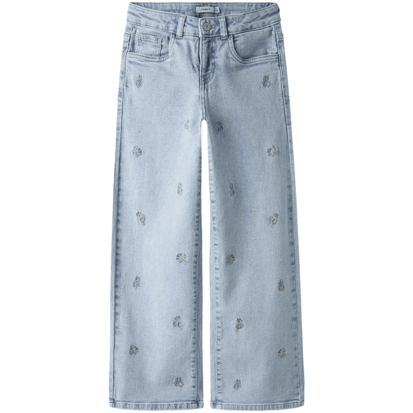 Hovedbilde Name It Nkfrose Wide-fit jeans til barn, Light ...