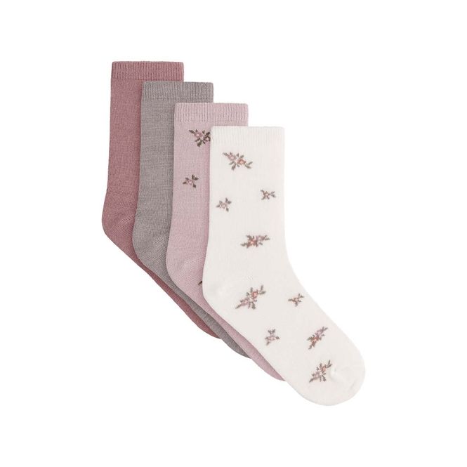Hovedbilde Name It Nkfwak 4-pack sokker i ull til barn, ...