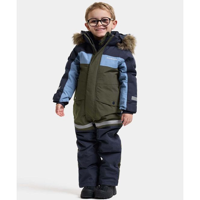 Hovedbilde Didriksons Bjärven Kids 5 vinterdress, Deep Green