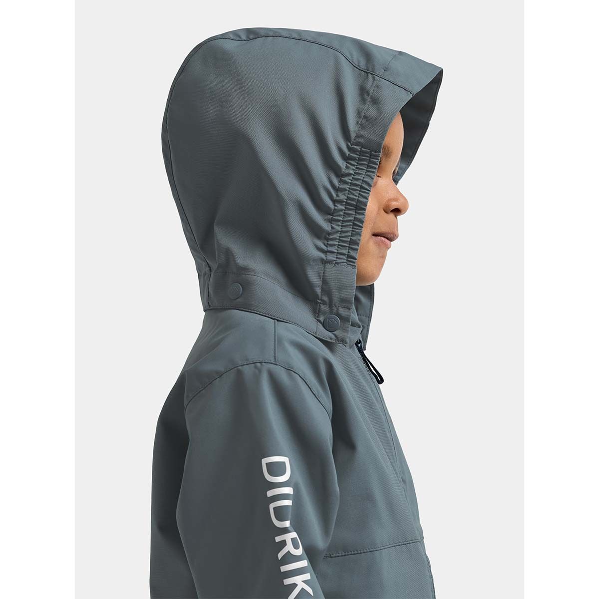 Didriksons Hallon skalljakke til barn, Factory Blue