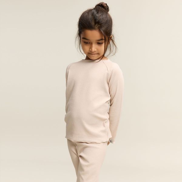 Hovedbilde Gullkorn Olivin genser til barn, Beige
