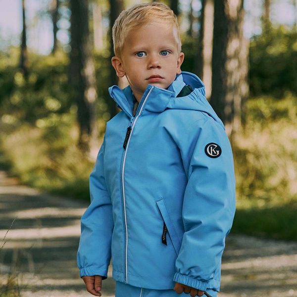 Hovedbilde Gullkorn Tach skalljakke til barn, Lys Blå